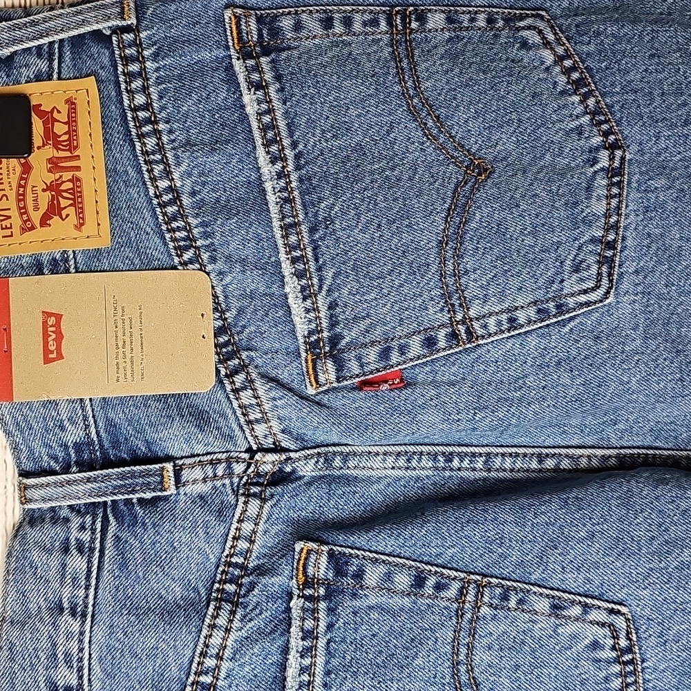NEW LEVI'S Side Slit Midi Skirt - Size 29 - Picture 8 of 16